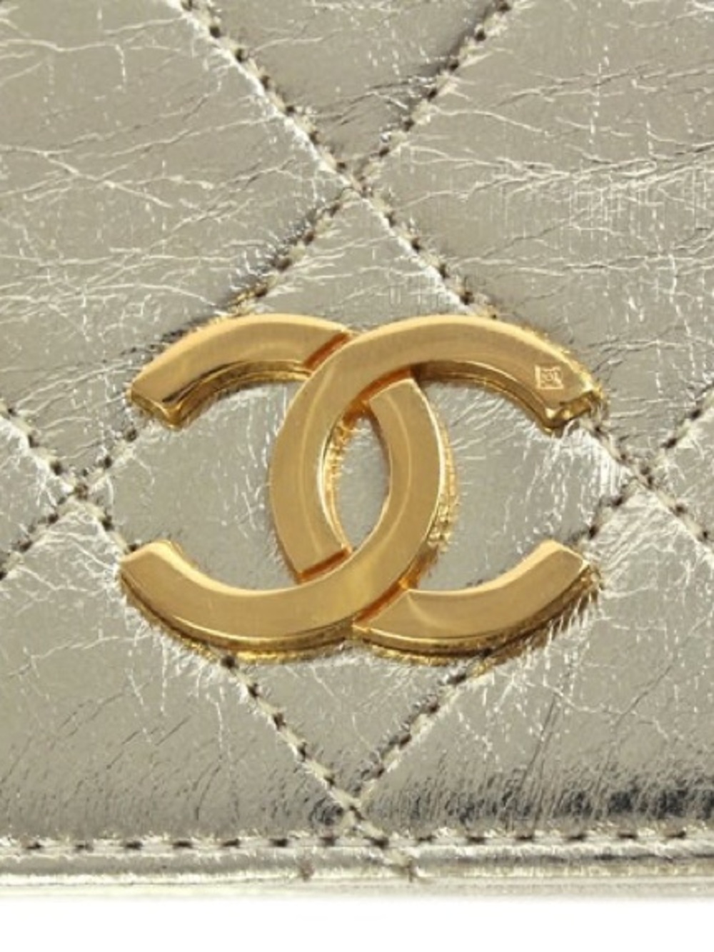 Authentic CHANEL vintage classic single flap 24k gold hardware - Picture 10 of 14